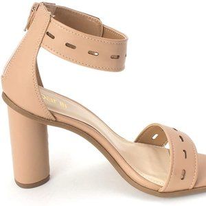 bar III Breeannep Open Toe Zippered Back with Side Buckle Sandals-NIB  Sz 10